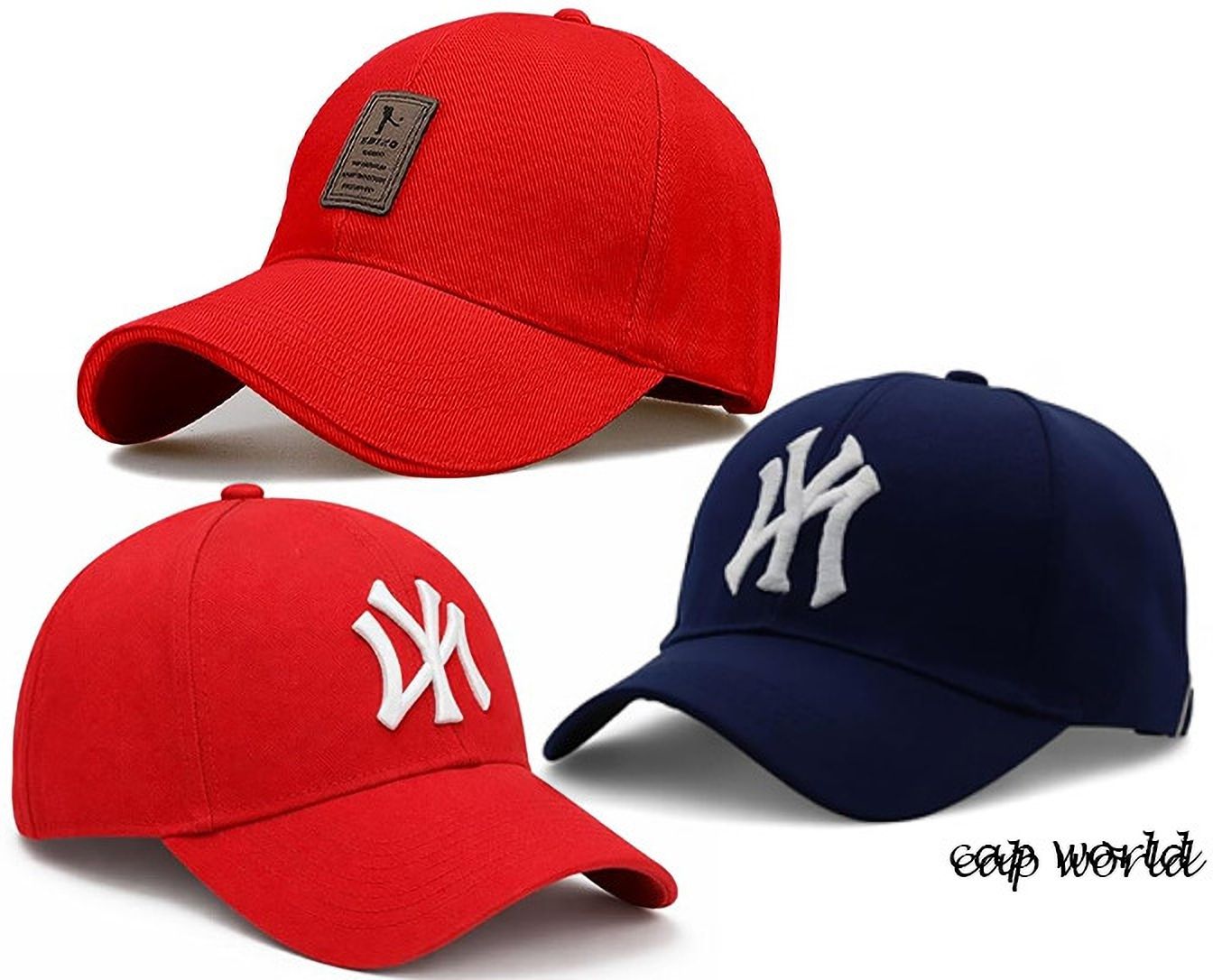 cap world Embroidered, Printed, Solid, Self Design Sports/Regular Cap-picture-23