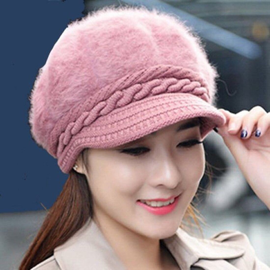 firmed string Self Design, Solid Beanie-picture-14