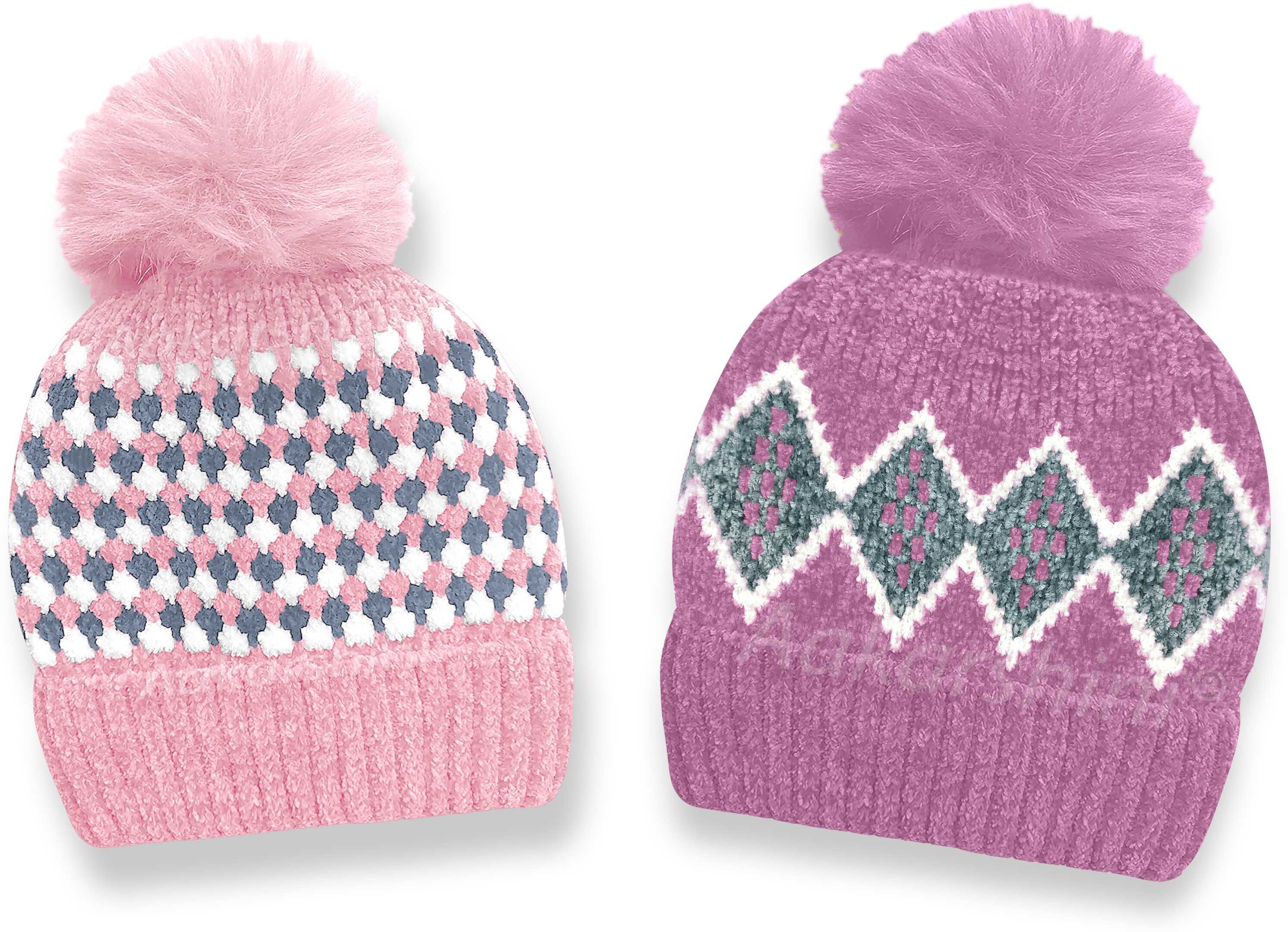 aakarshini Geometric Print Beanie-picture-39