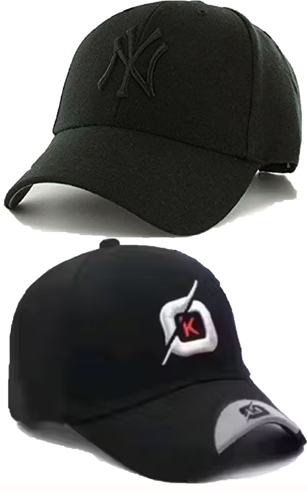Embroidered, Solid, Self Design Sports/Regular Cap-image-5
