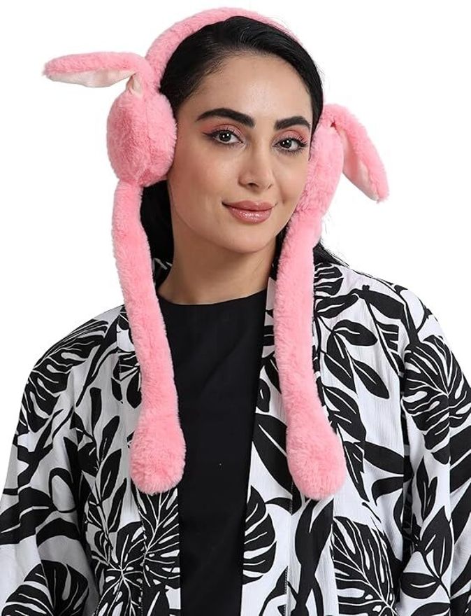 yuva's lifestyle Premium Warm Bunny Ear Winter Earmuff Ear Muff-picture-32