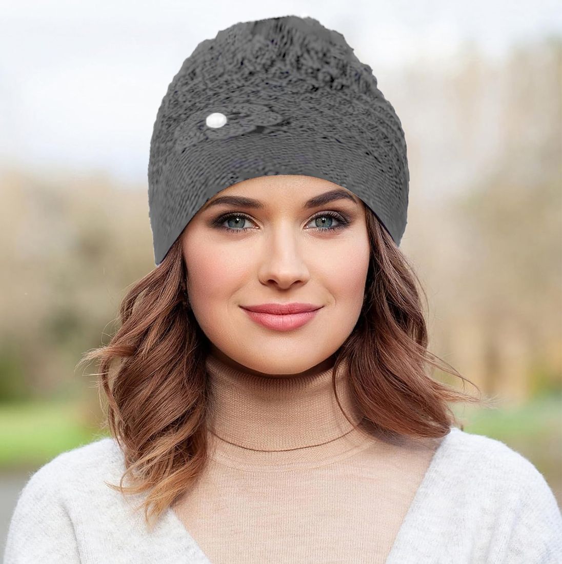cool indians Self Design Beanie-picture-19