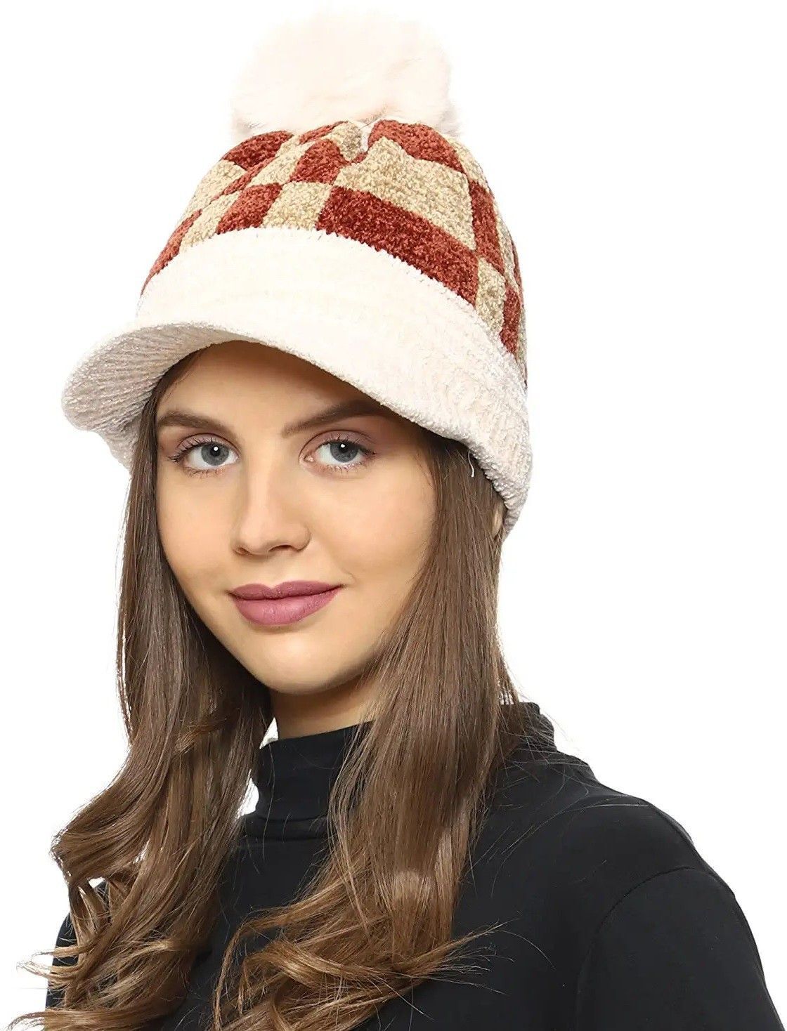 Striped Visor Cap-image-20
