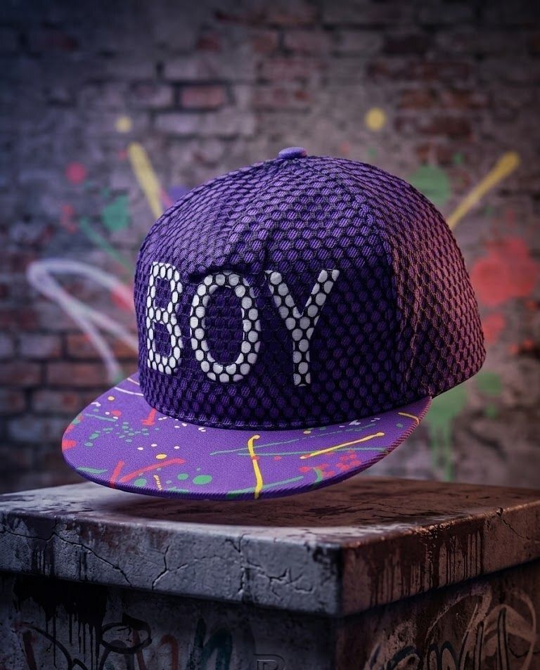 hushahide Printed, Self Design, Solid Snapback Cap-picture-12