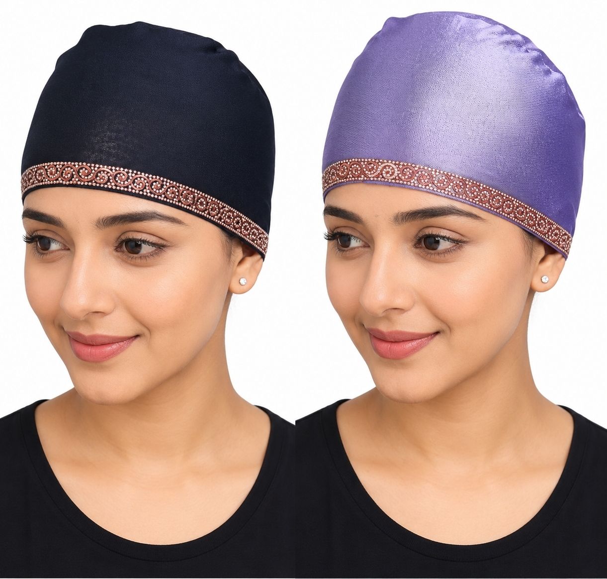 aa creation Self Design Beanie-picture-39