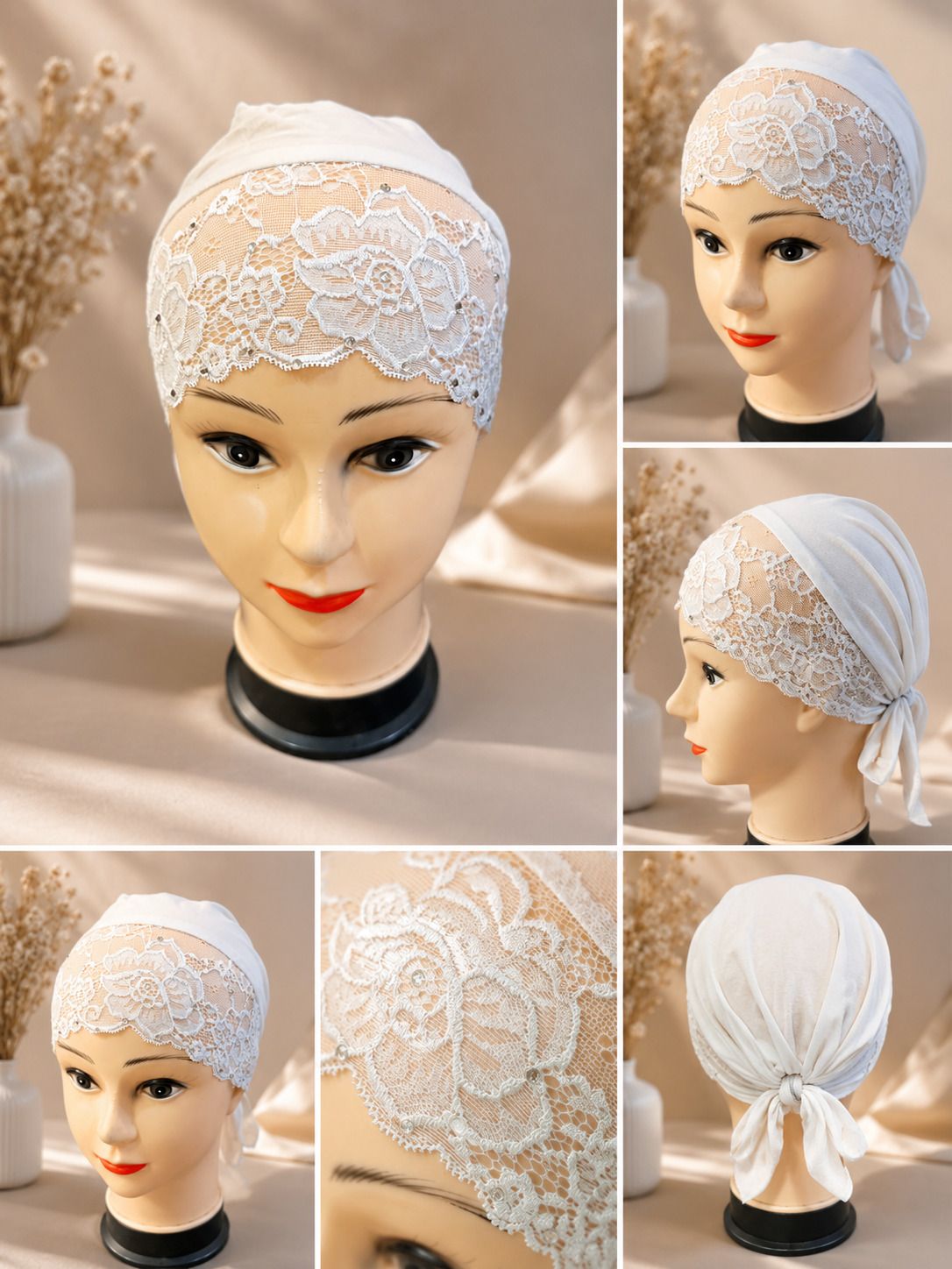 hoblecollection Embroidered, Self Design Skull Cap-picture-41