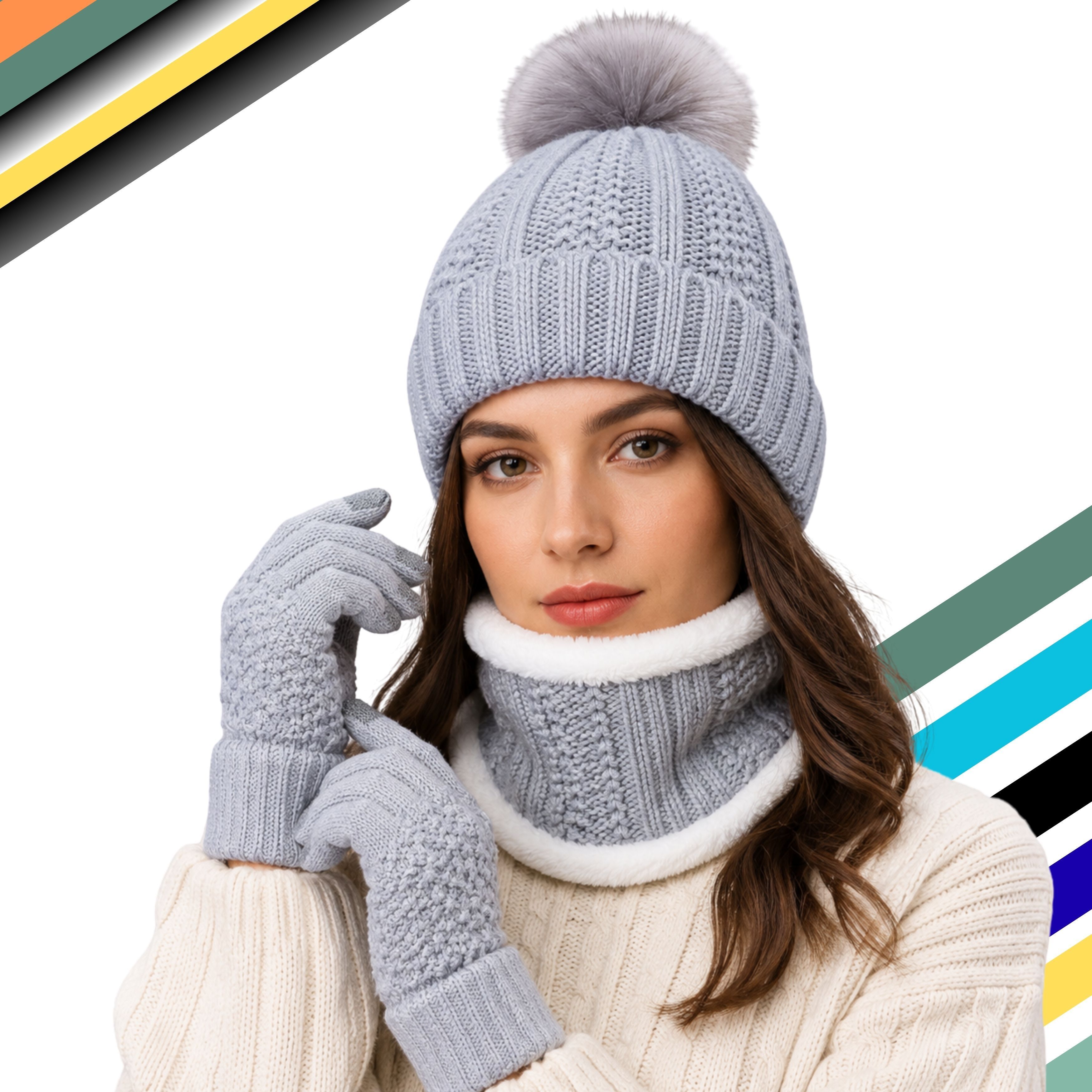 crazy era Striped Beanie-picture-12