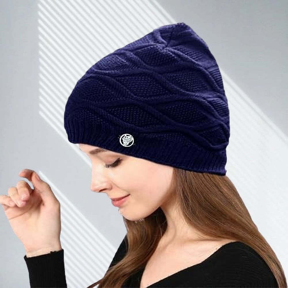 yuva's lifestyle Self Design Beanie-picture-22