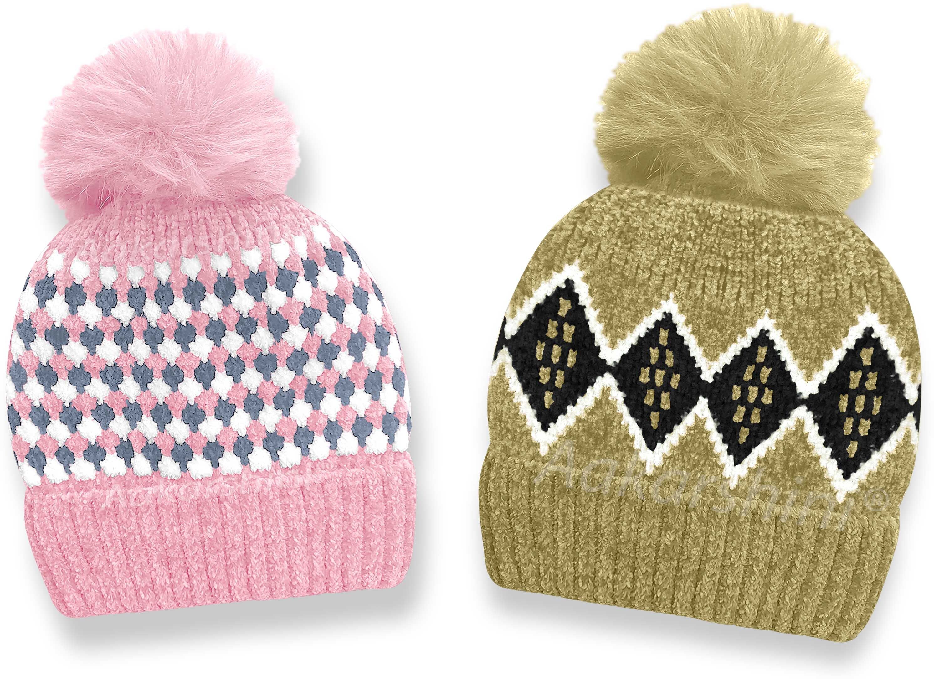 aakarshini Geometric Print Beanie-picture-21