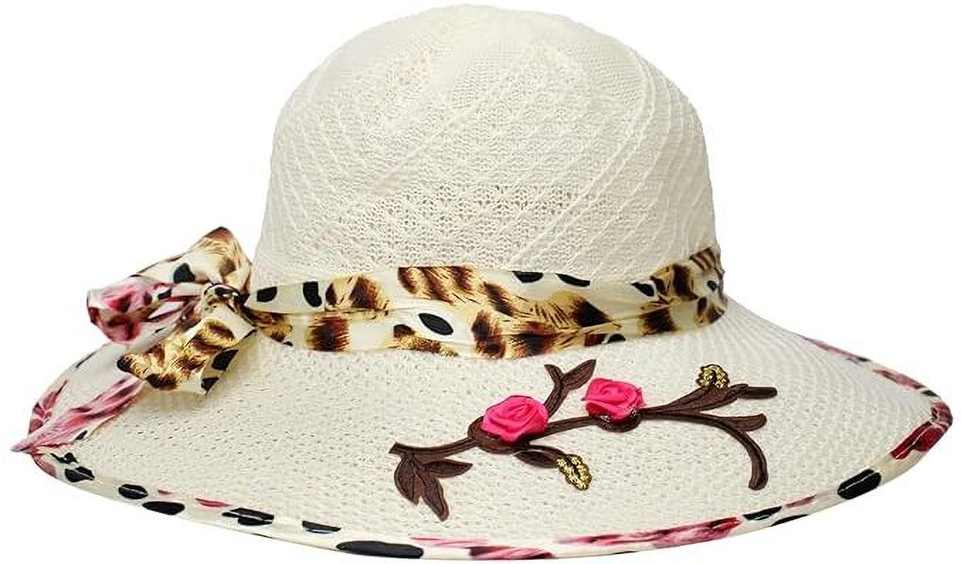 riditt Foldable Travel Beach Sun Hat for Girls and Women , M1-picture-17