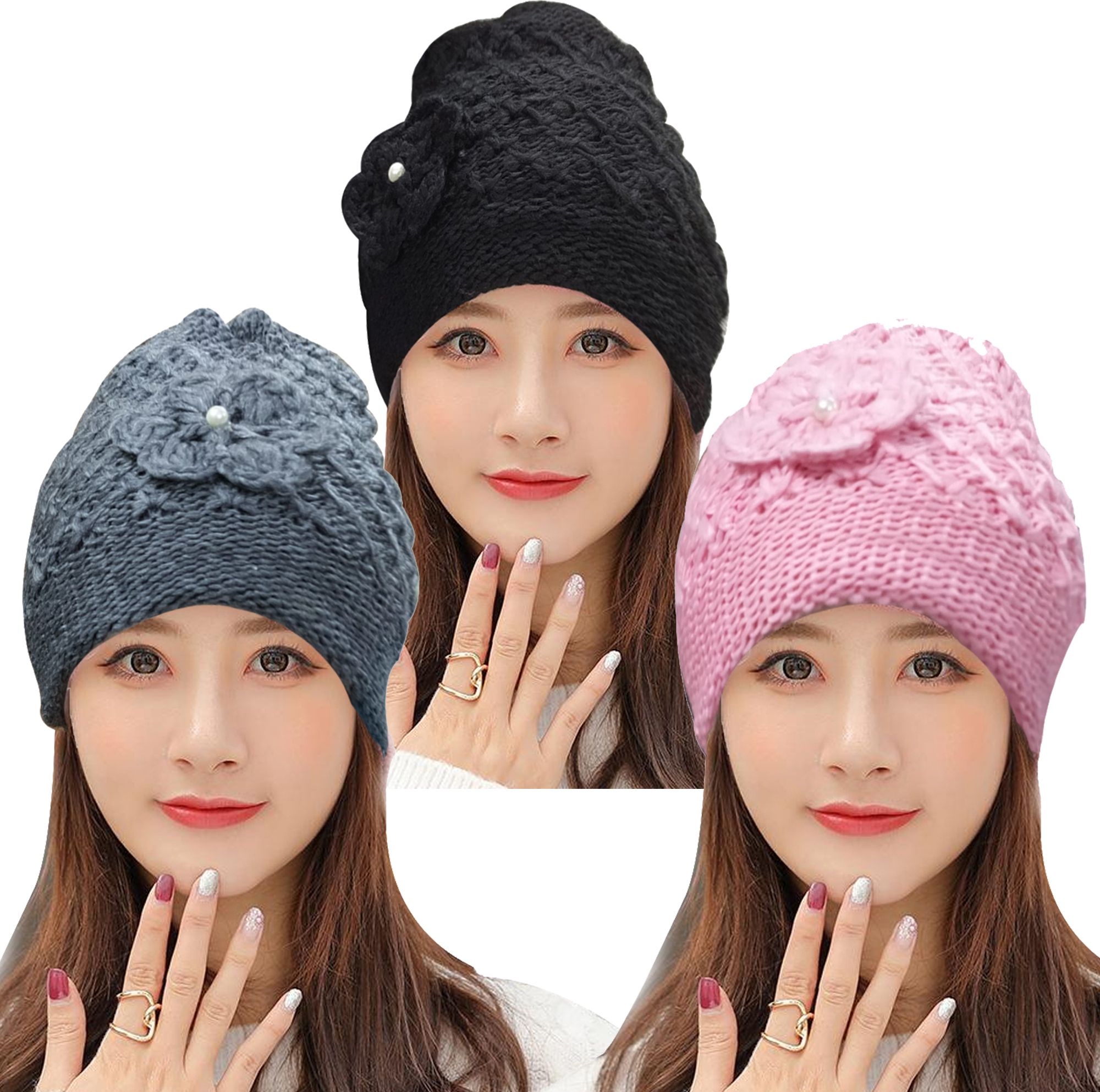 cool indians Solid, Self Design, Woven Skull Cap-picture-10