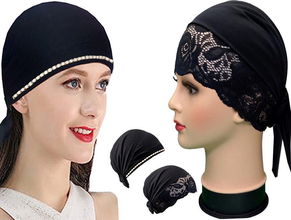 lovly planet Self Design, Solid, Embroidered, Embellished Skull Cap-picture-27