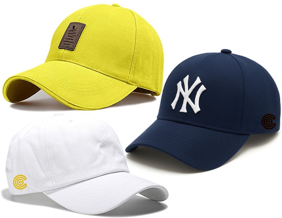 cap world Embroidered, Printed, Solid, Self Design Sports/Regular Cap-picture-25