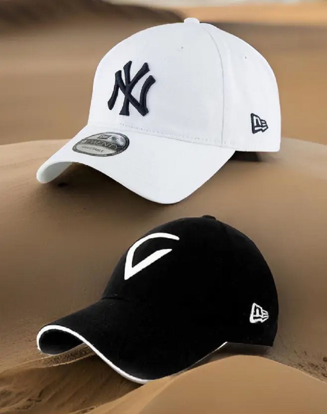 Embroidered, Solid, Self Design Sports/Regular Cap-image-6
