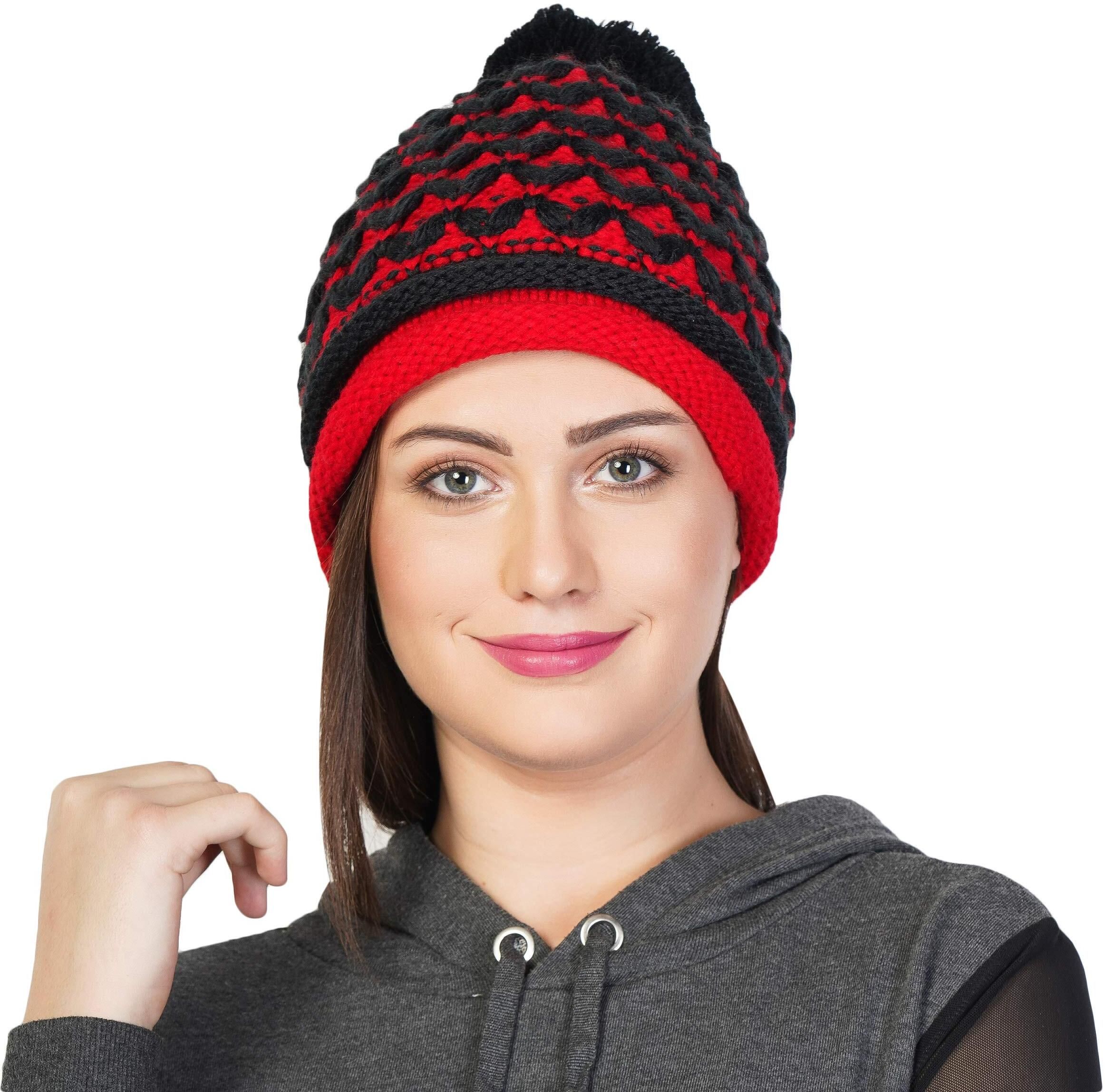 zacharias Self Design, Woven, Solid Beanie-picture-19