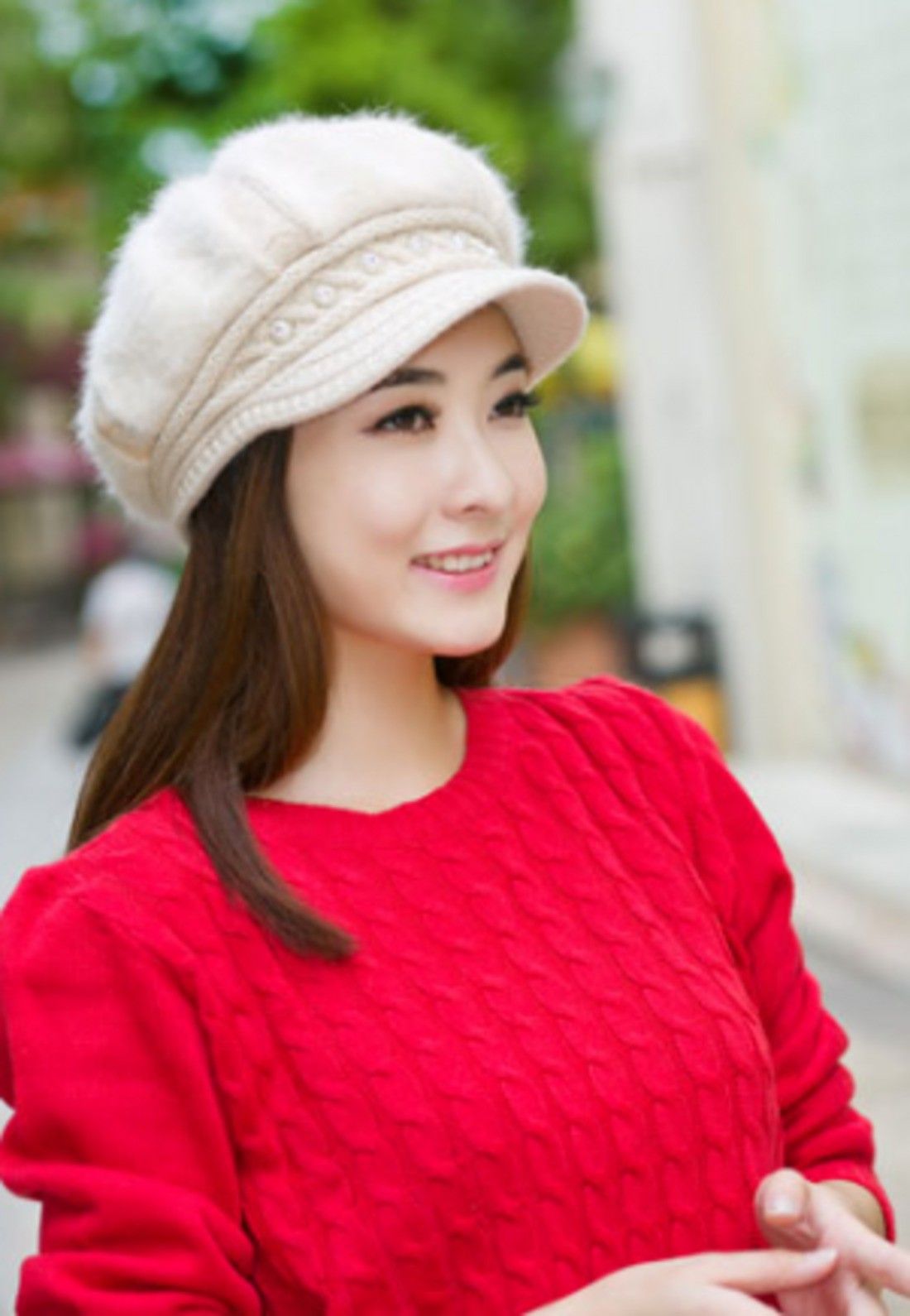 firmed string Self Design, Embellished Beanie-picture-11