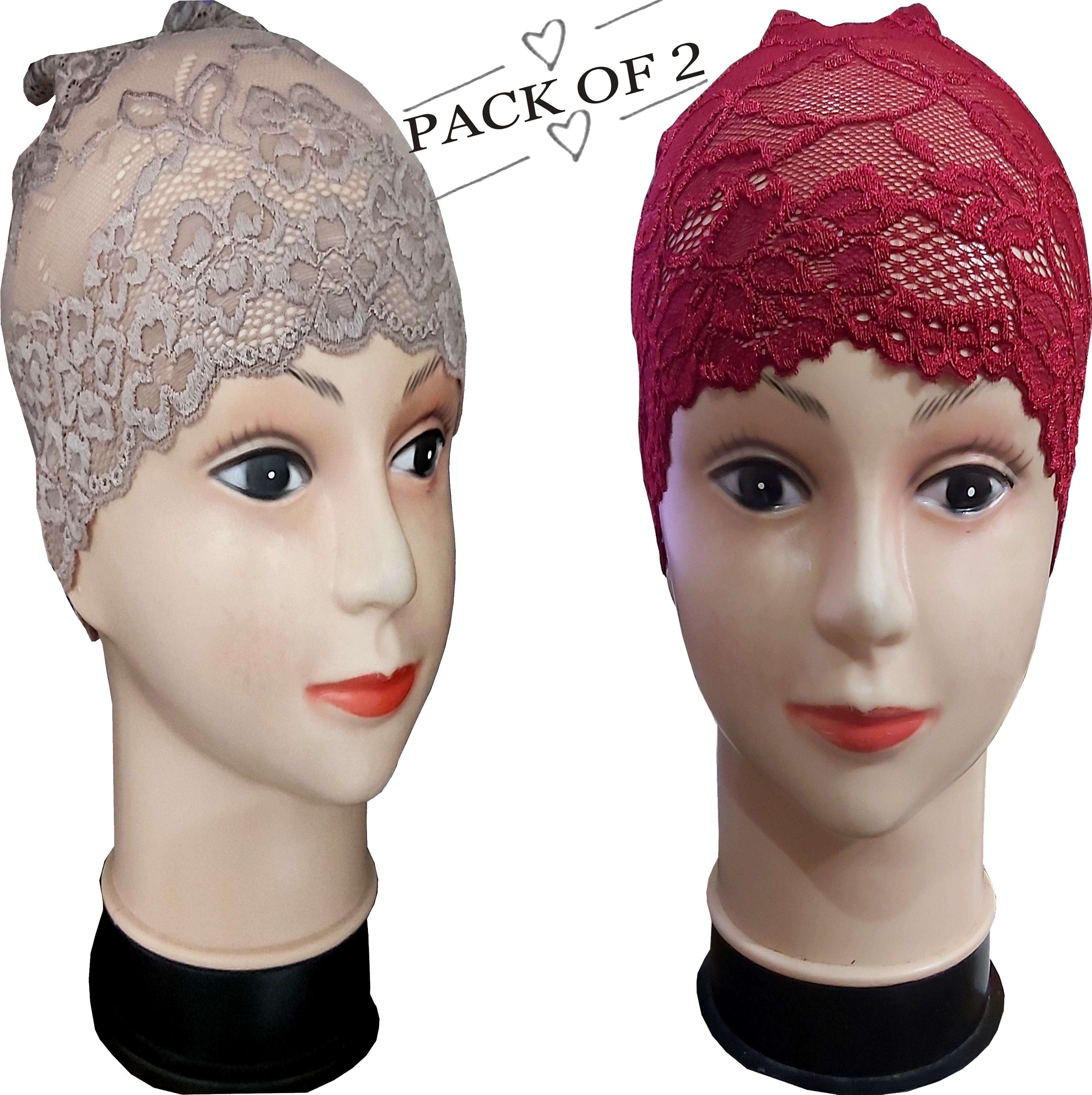 ashnaara fashion Self Design, Solid, Embroidered Skull Cap-picture-18