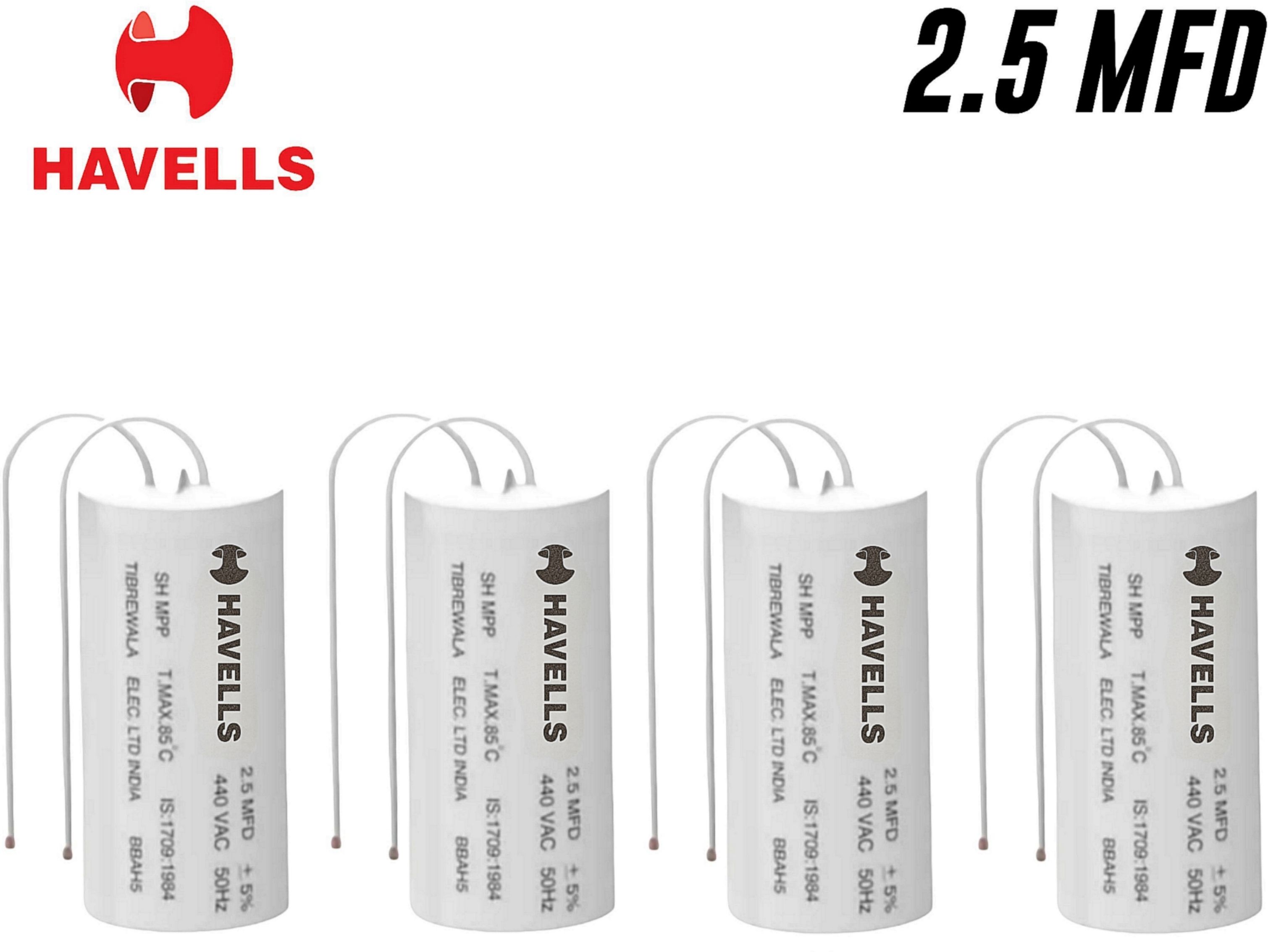 Hi Quality 4-Unit fan capacitor 2.5 MFD, ceiling fan capacitor Electronic Electrolytic Capacitor-image-11