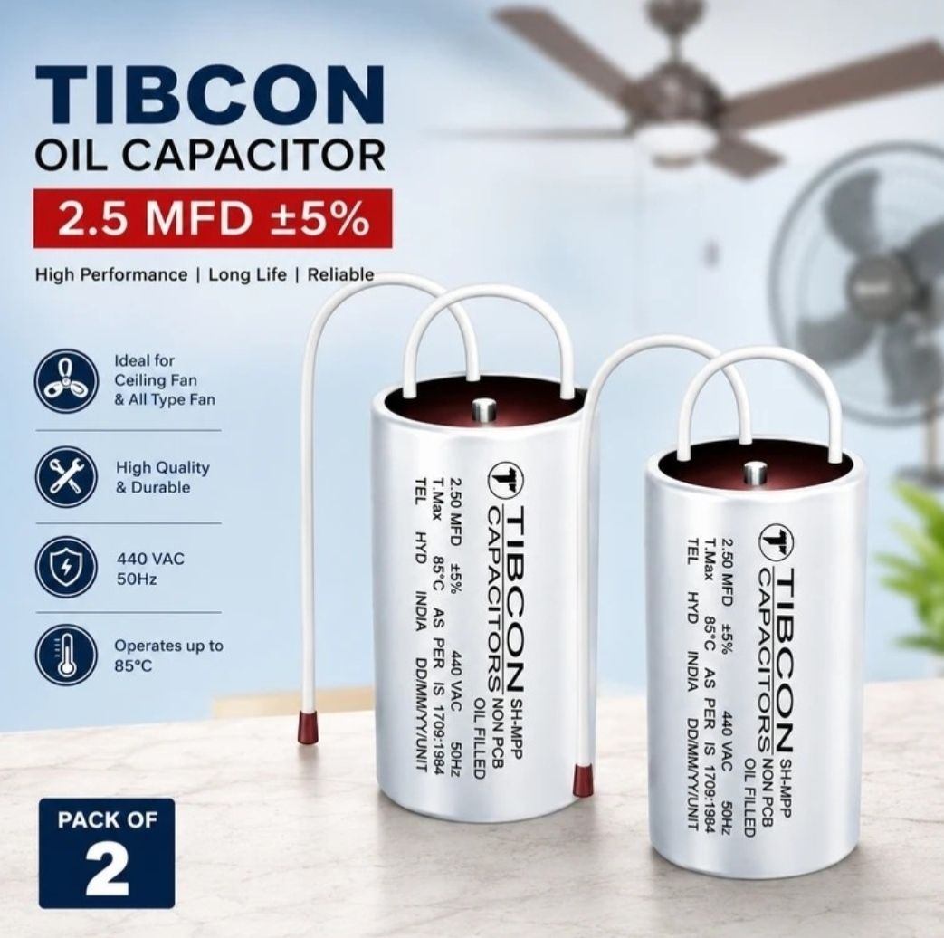 hevells 2.5 mfd pack of2 Power Capacitor-picture-10