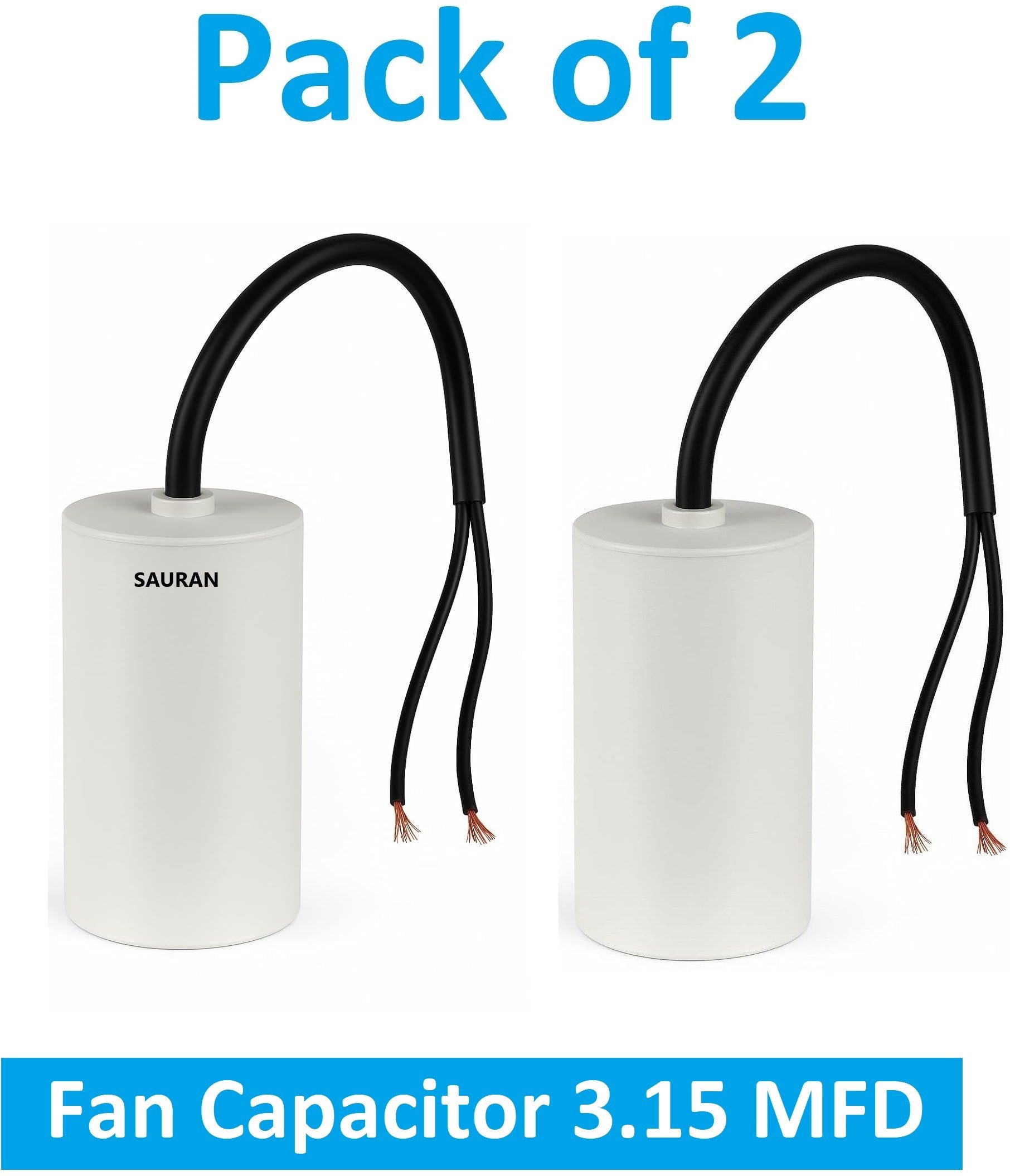 sauran Fan Capacitor 3.15 MFD FCS41.1 Power Capacitor-picture-35
