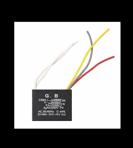pmw 5-Wire Fan Capacitor CBB61 Dual Value 1.5uF + 3uF 450V AC , 5-Lead CBB6-1 Power Capacitor-picture-28
