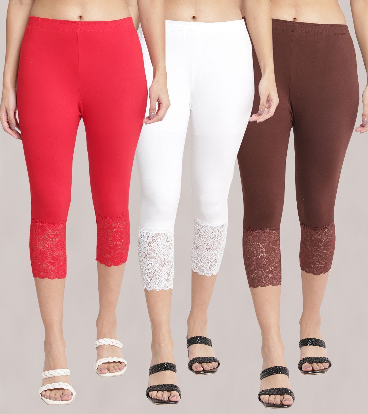bamboo breeze Women Multicolor Capri-picture-18