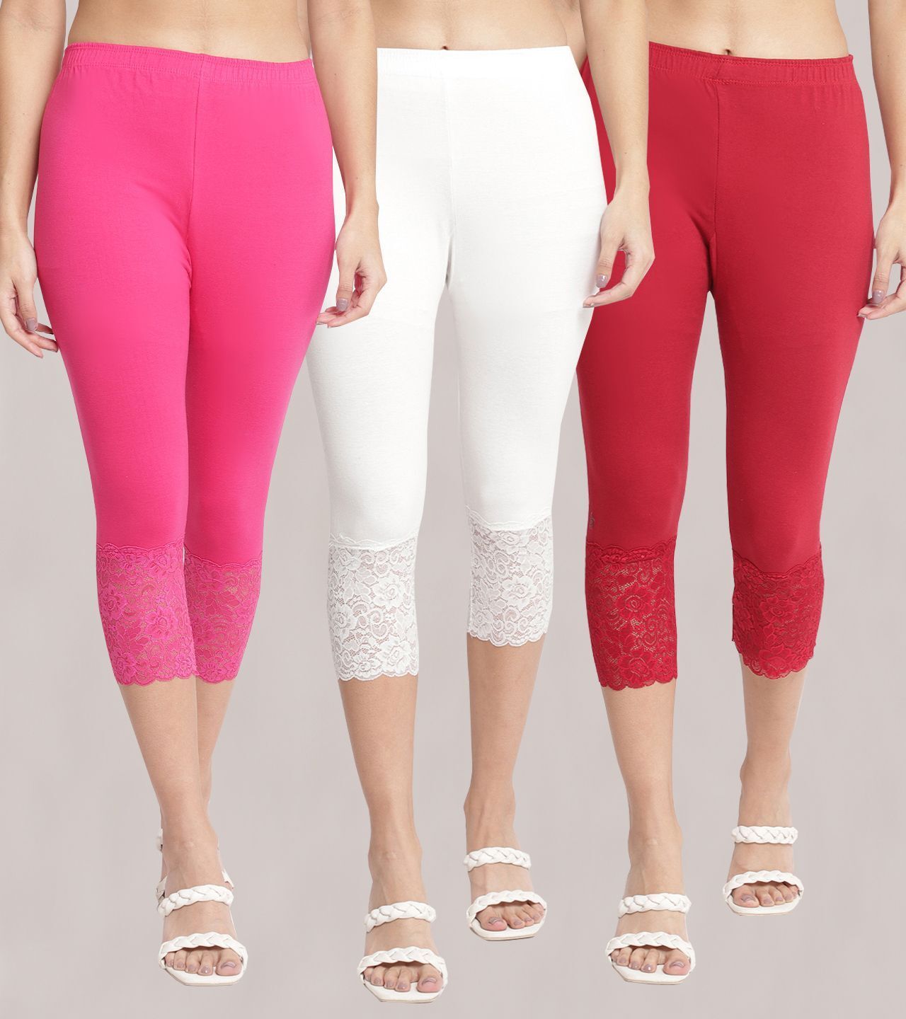 bamboo breeze Women Multicolor Capri-picture-40