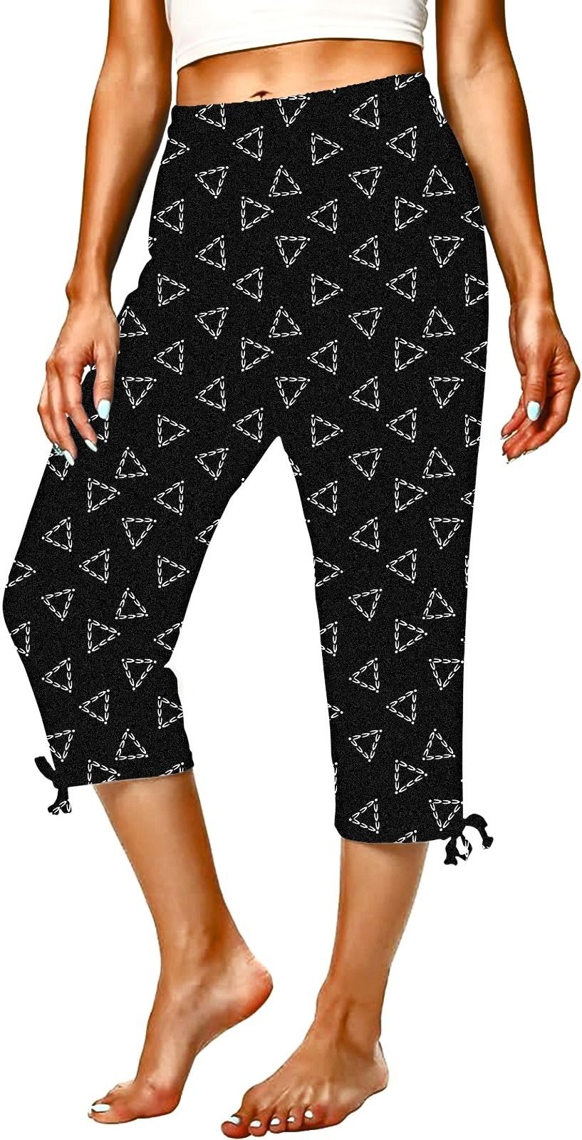 wammy Women Grey Capri-picture-5