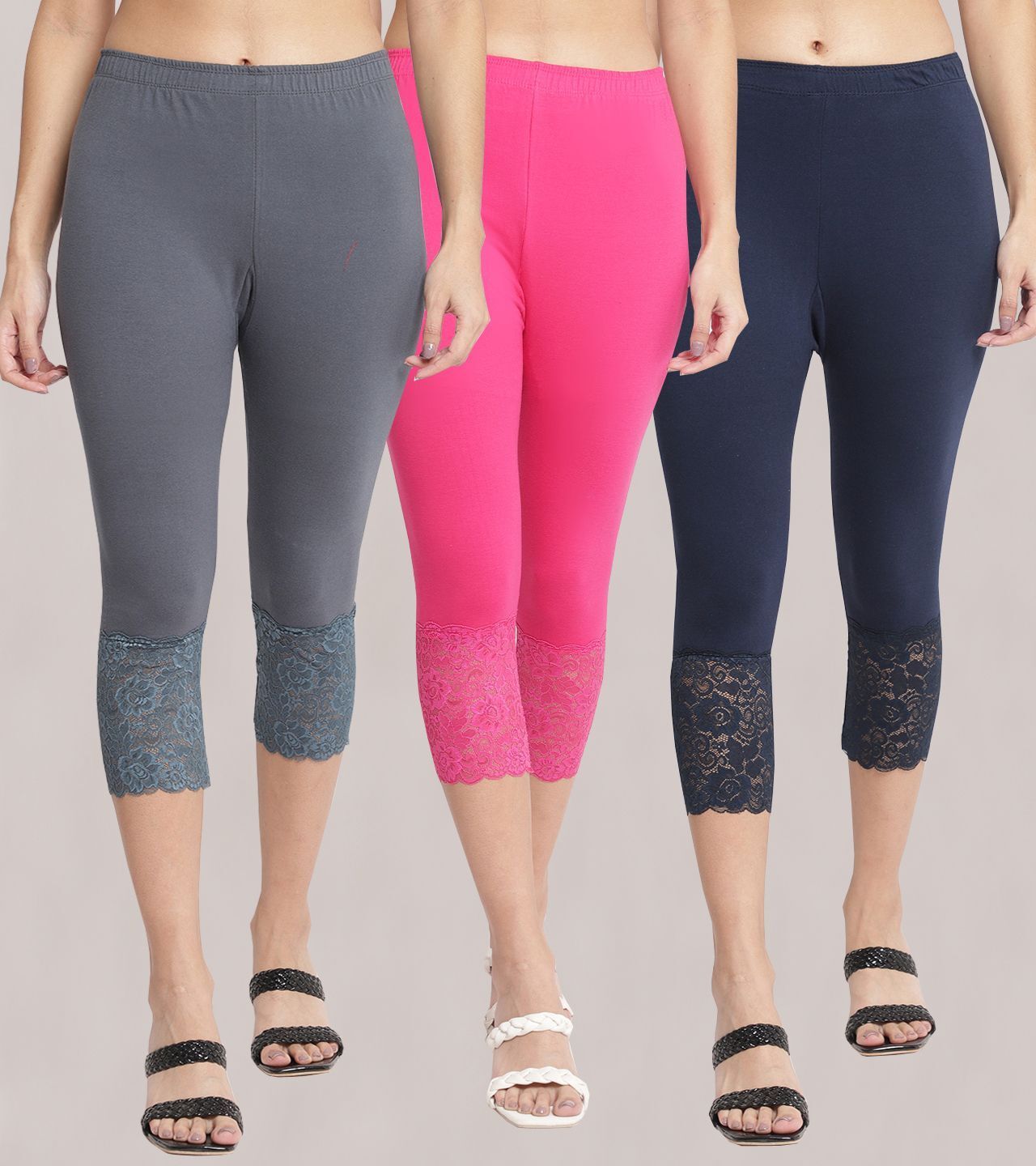 bamboo breeze Women Multicolor Capri-picture-24