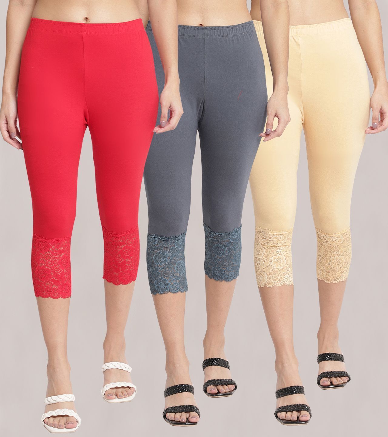 bamboo breeze Women Multicolor Capri-picture-46