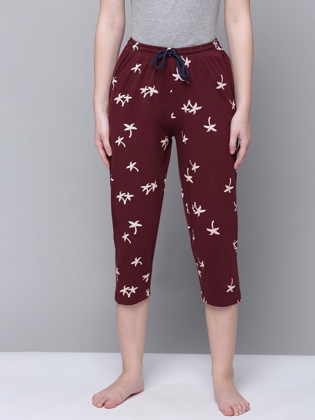 kryptic Capris Women Maroon Capri-picture-16