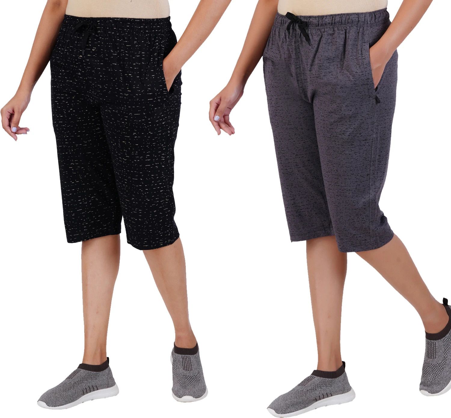 guide Women Black, Grey Capri-picture-16