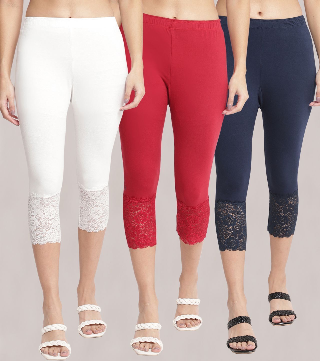 bamboo breeze Women Multicolor Capri-picture-17