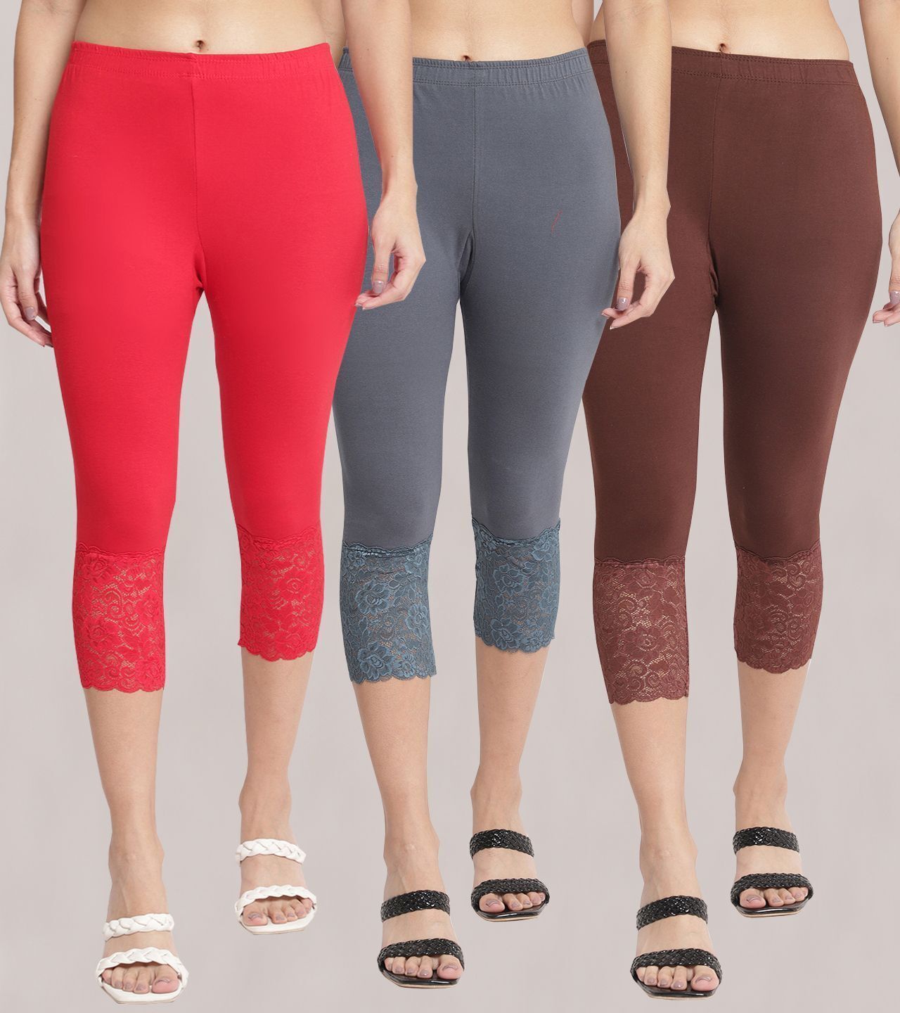 bamboo breeze Women Multicolor Capri-picture-16