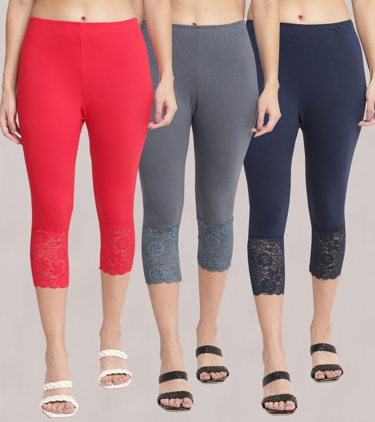 bamboo breeze Women Multicolor Capri-picture-9