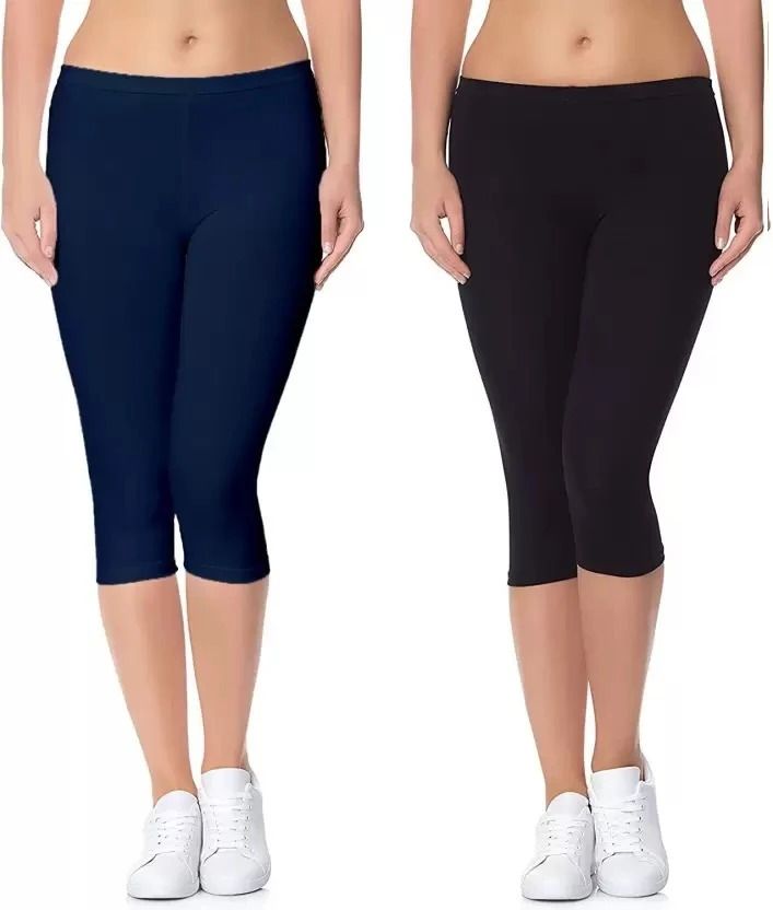 gravin greek Women Black, Blue Capri-picture-11