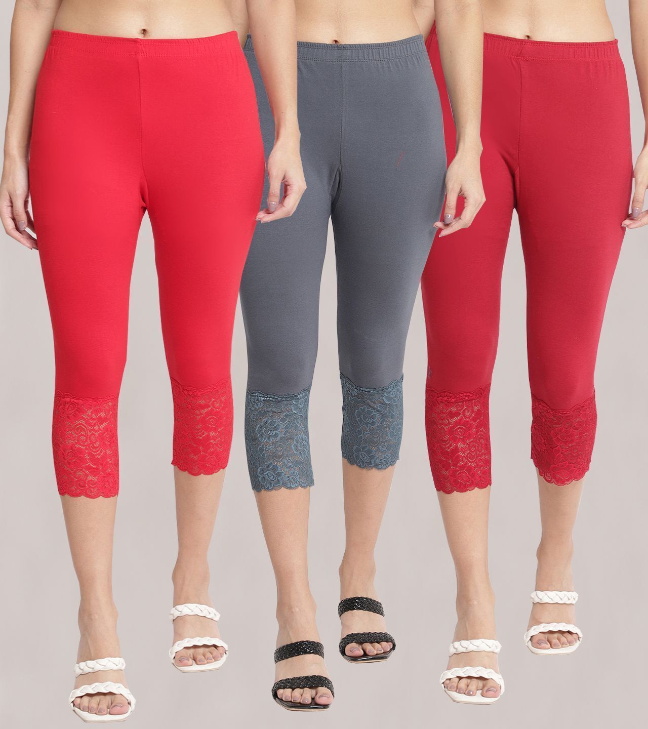 bamboo breeze Women Multicolor Capri-picture-12
