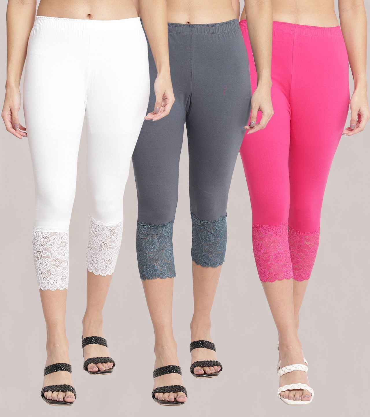 bamboo breeze Women Multicolor Capri-picture-13