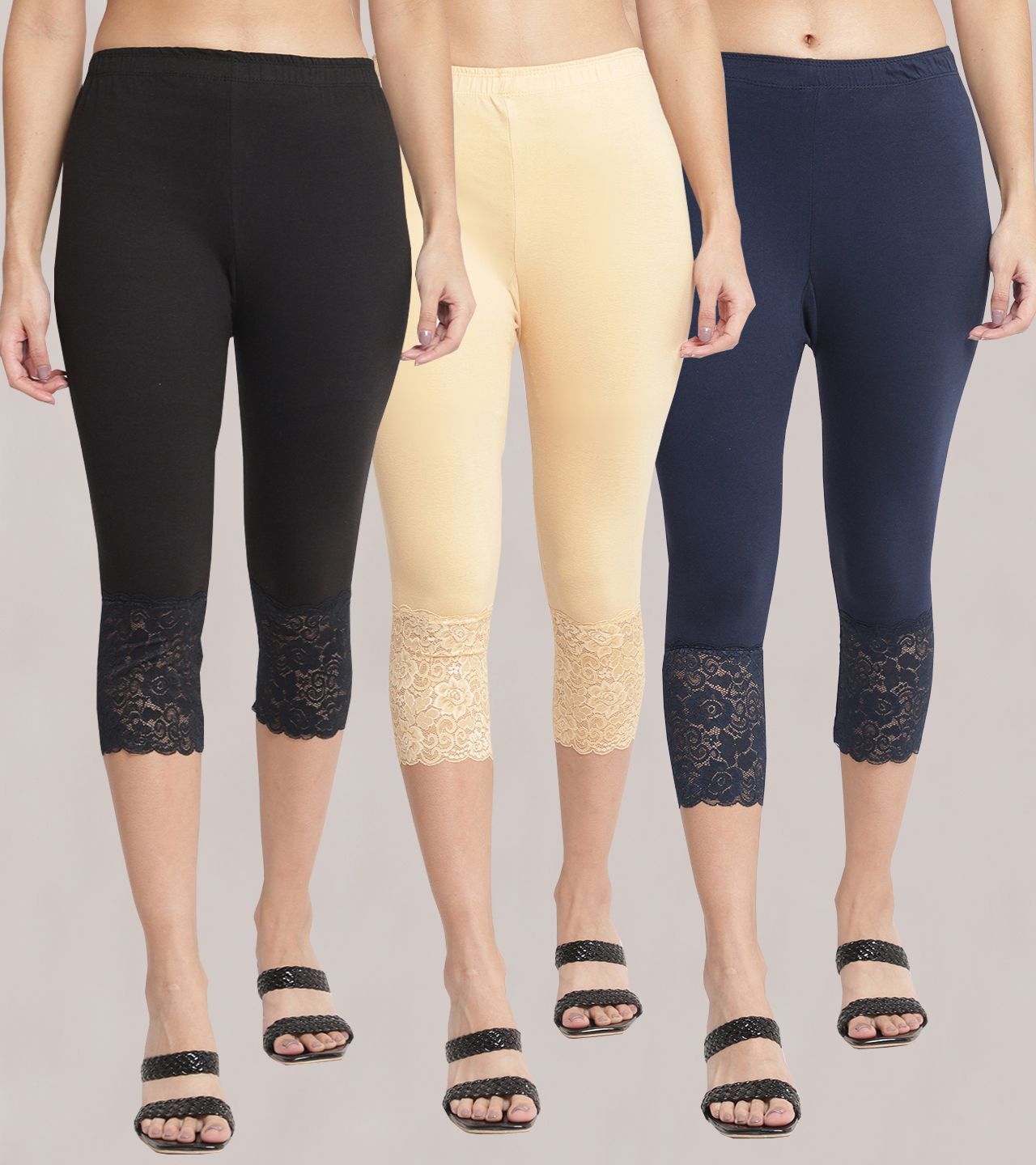 bamboo breeze Women Multicolor Capri-picture-12