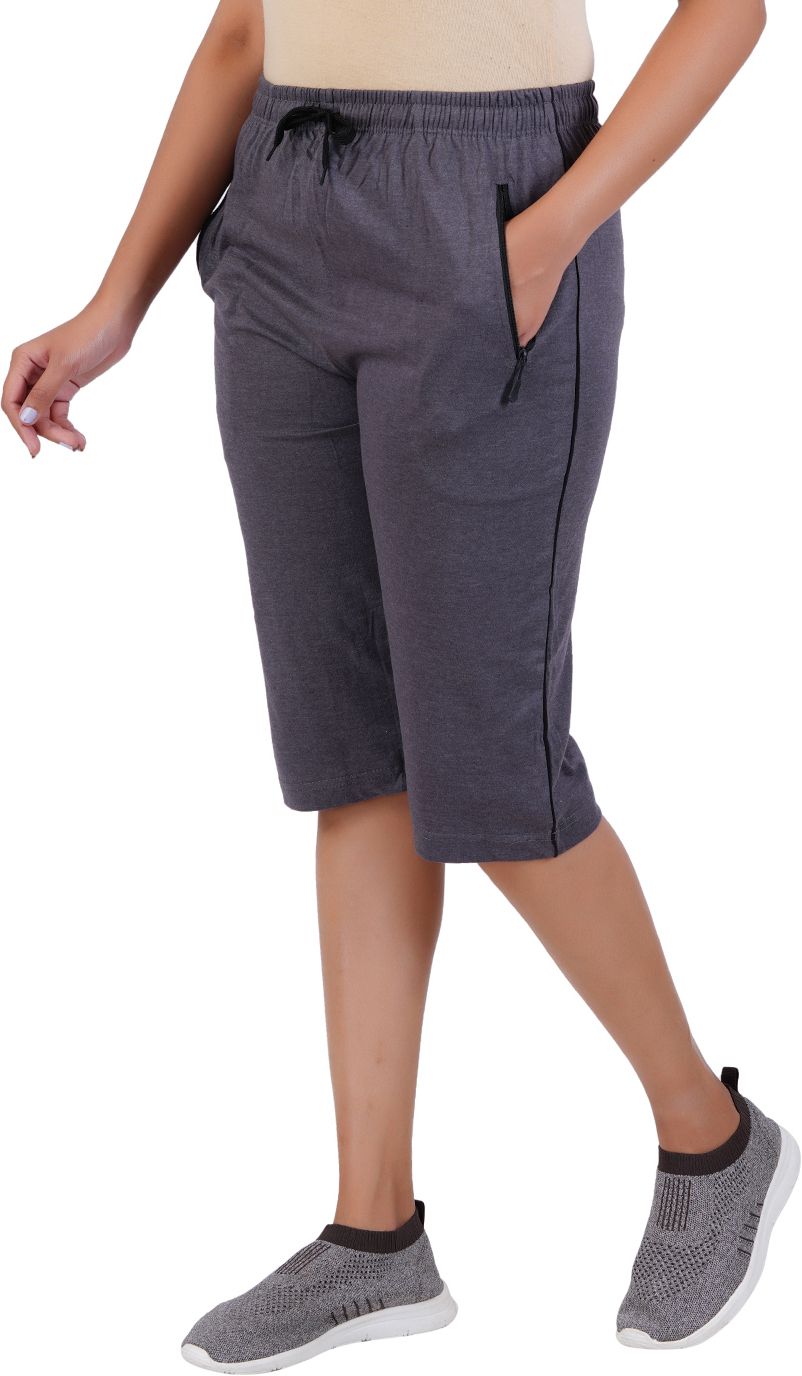 Women Grey Capri