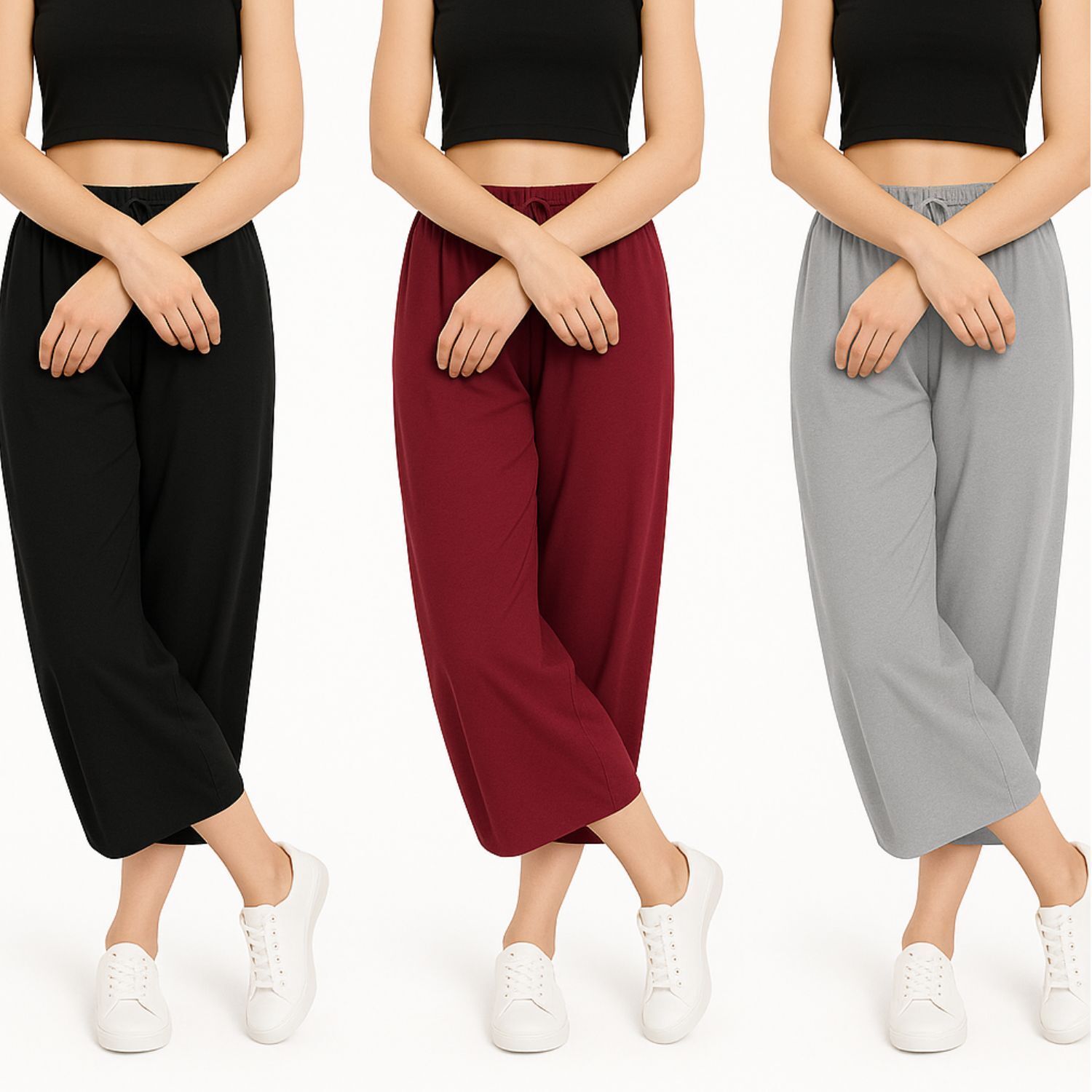 brand flex Women Multicolor Capri-picture-1