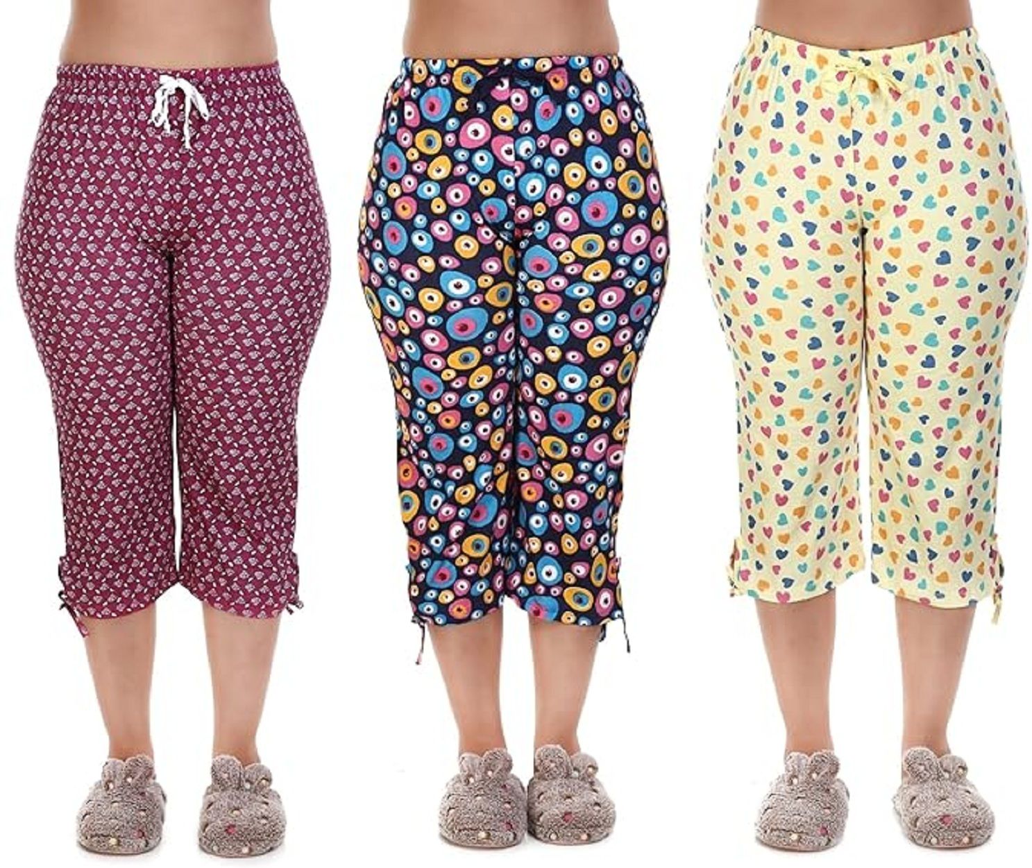 hivata Women Multicolor Capri-picture-2