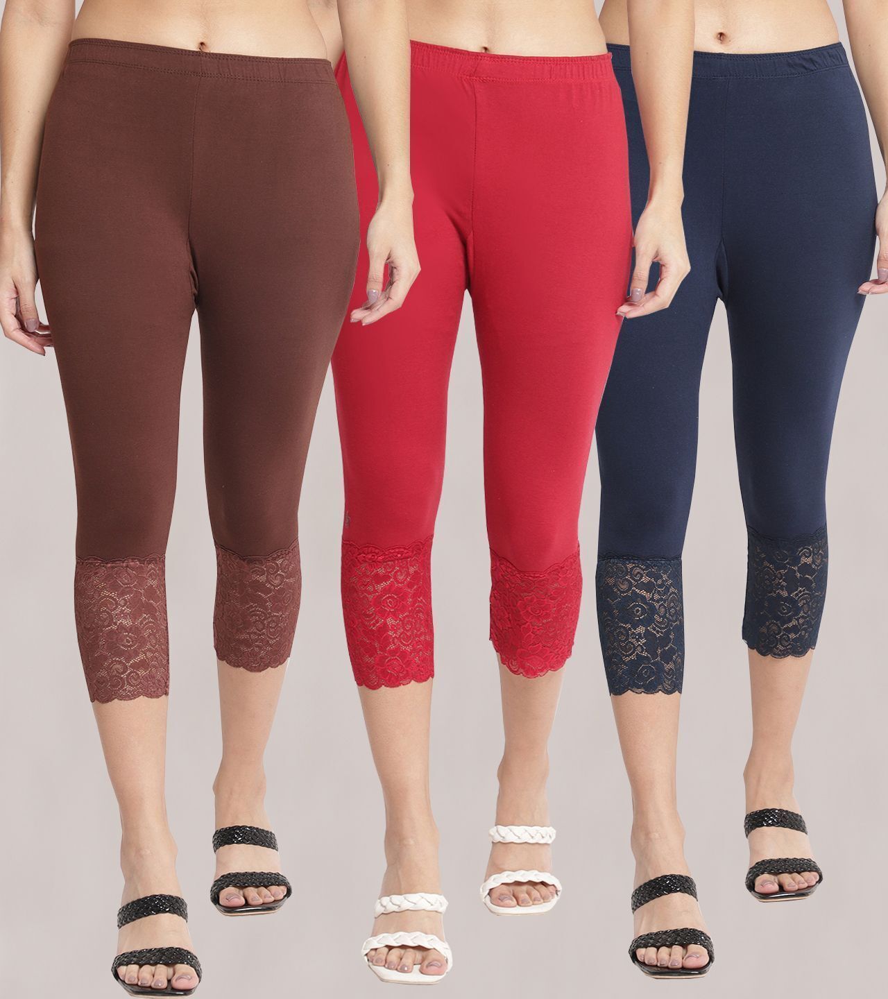 bamboo breeze Women Multicolor Capri-picture-2