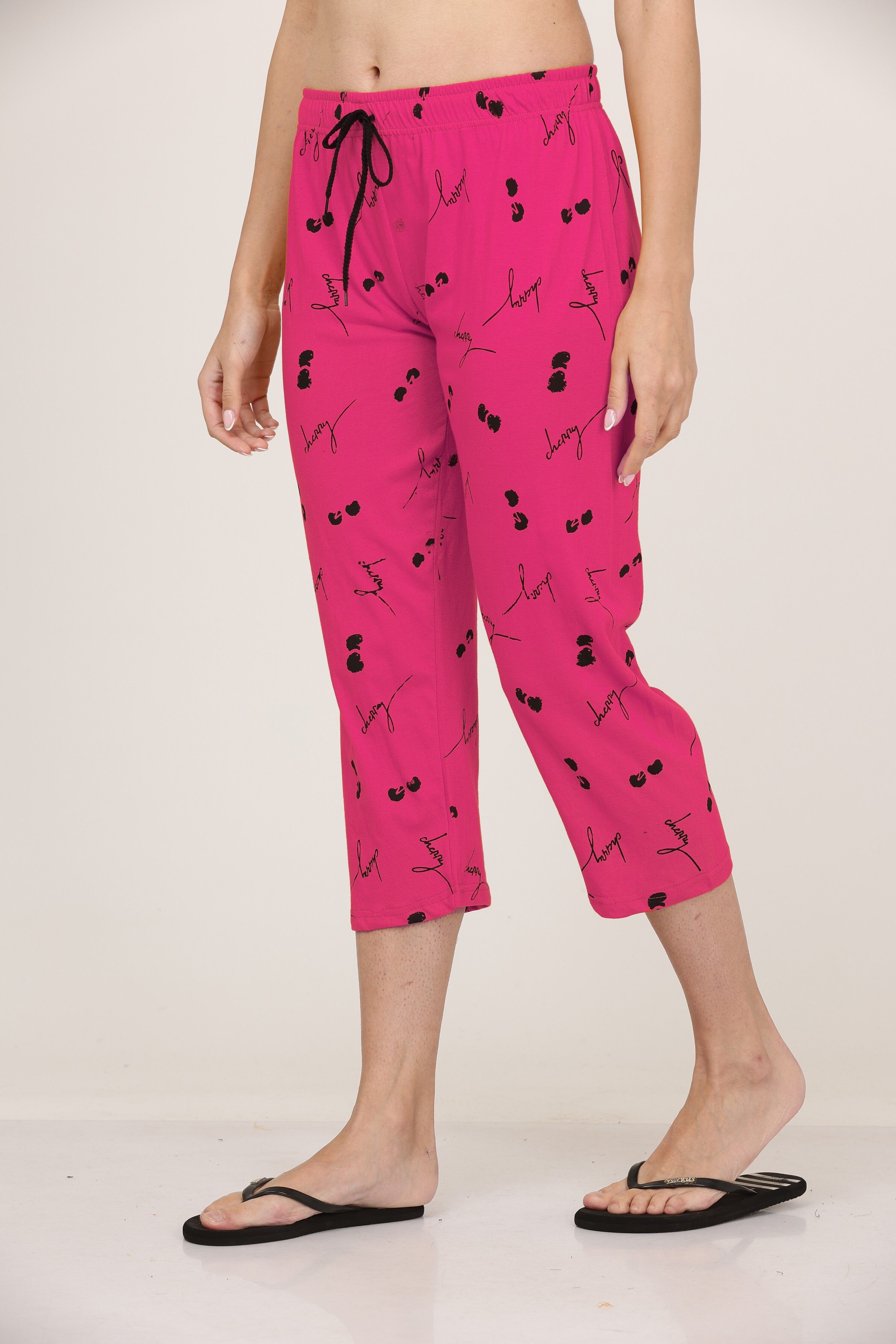 ddaspration Women Pink Capri-picture-11