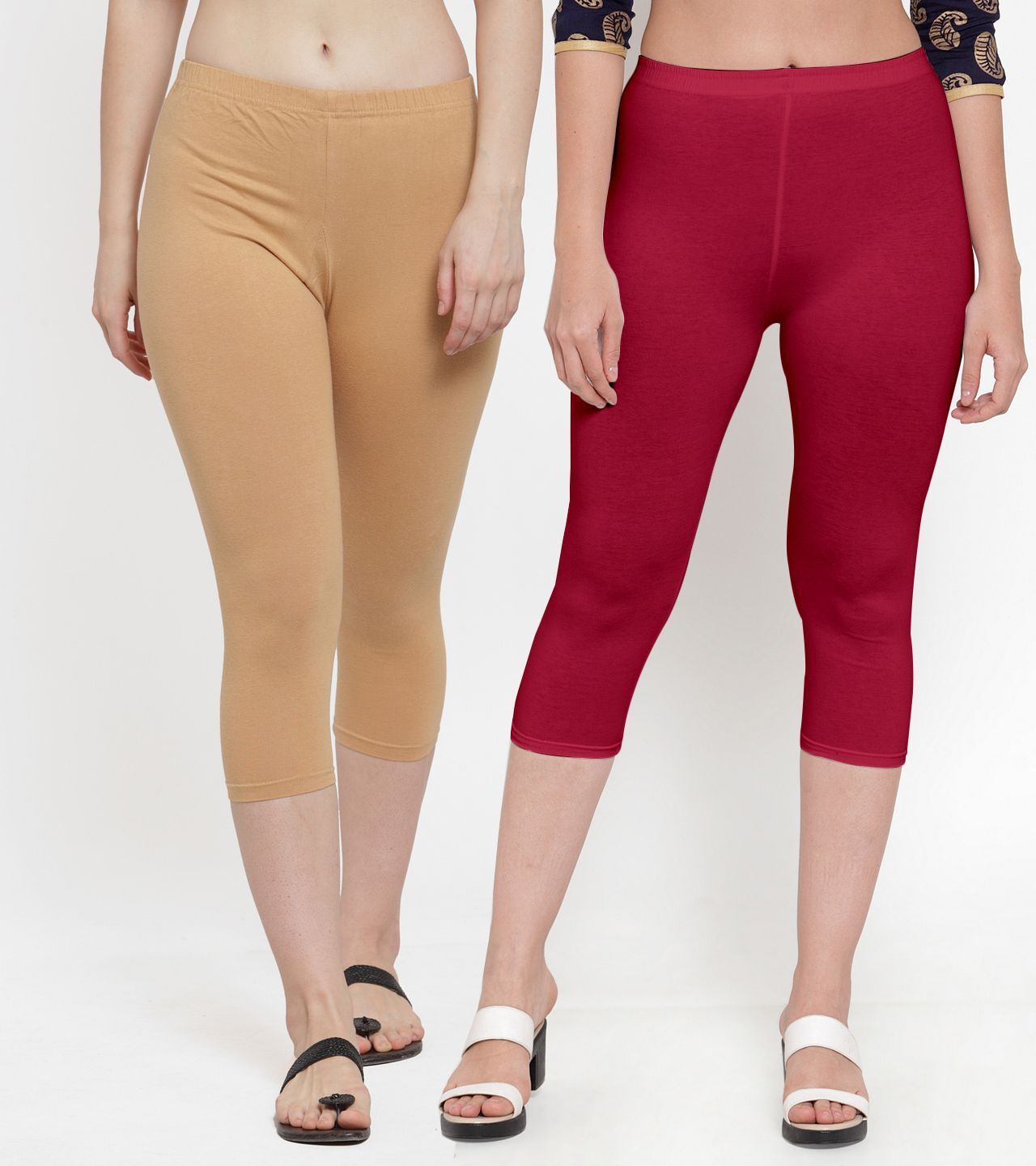 bamboo breeze Women Multicolor Capri-picture-23