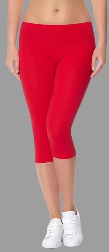 celooni Women Red Capri-picture-23