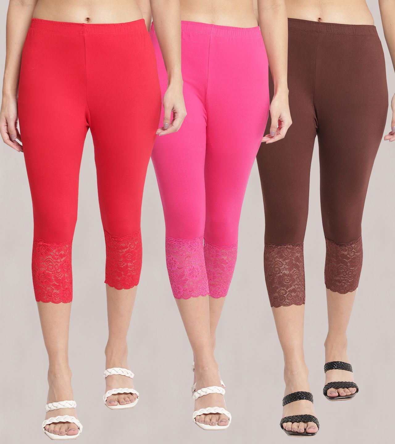 bamboo breeze Women Multicolor Capri-picture-33