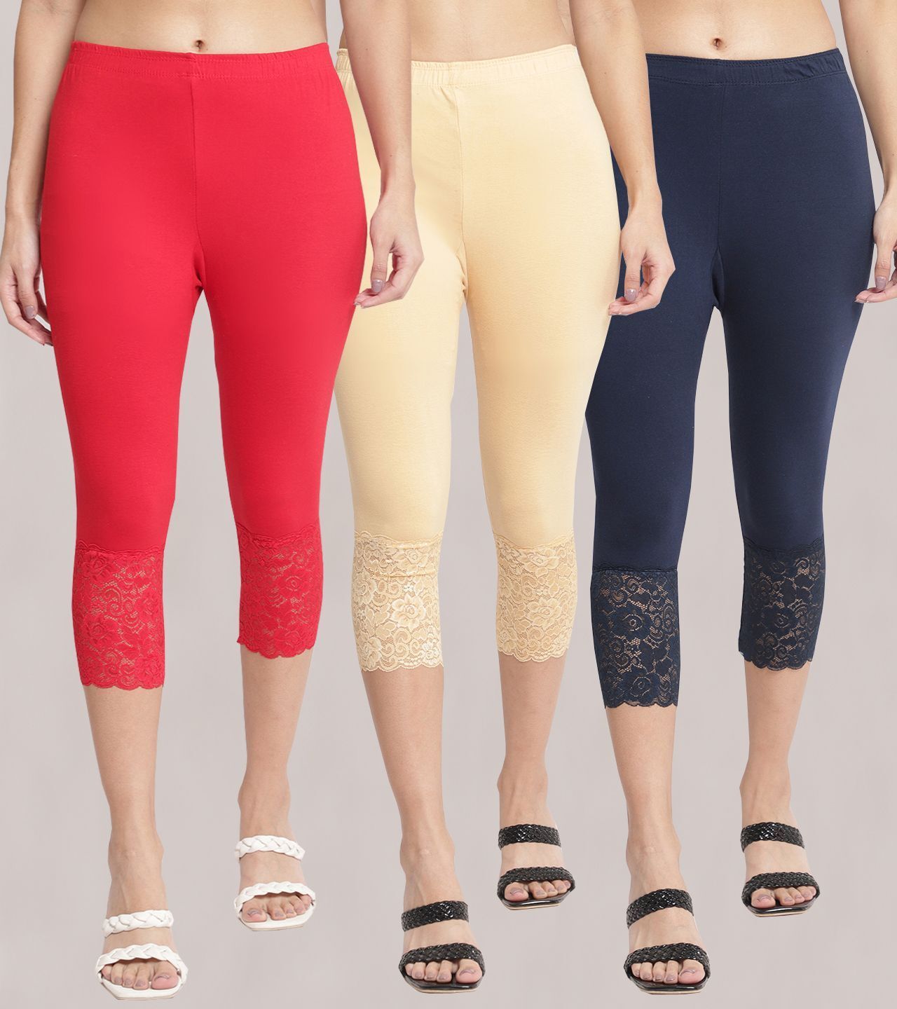 bamboo breeze Women Multicolor Capri-picture-15