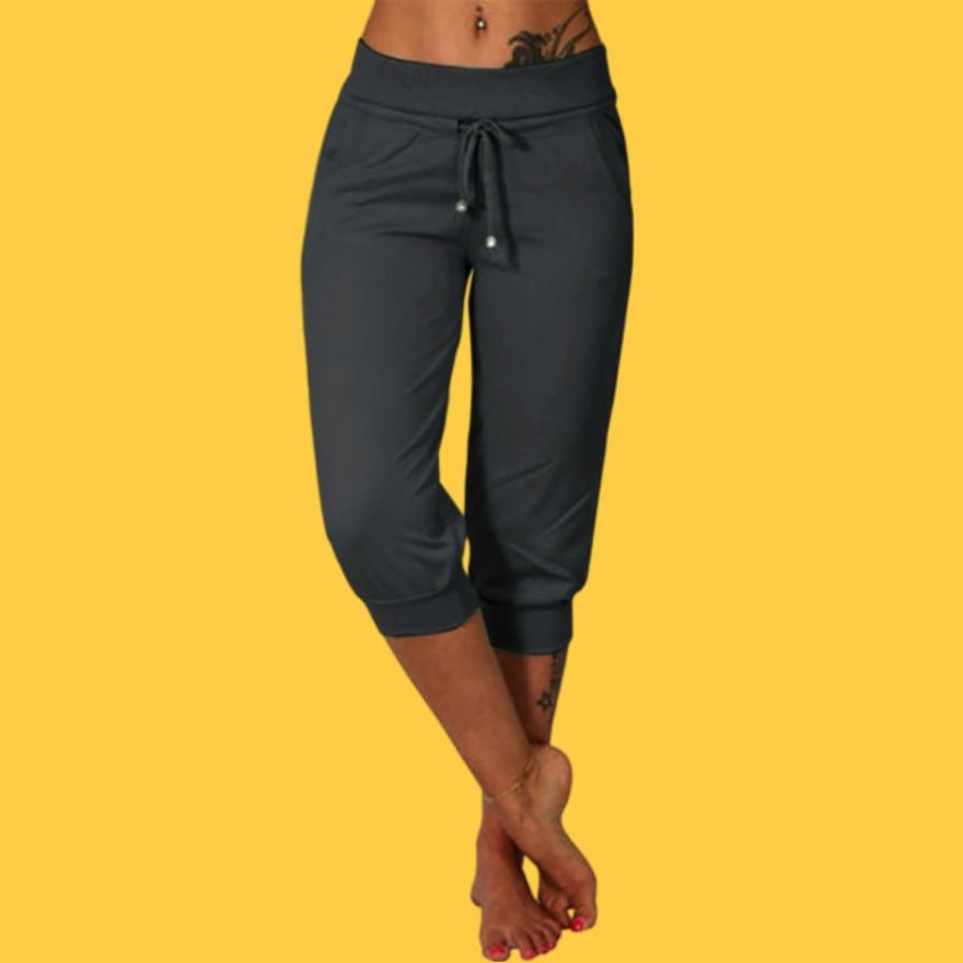 Women Grey Capri-image-42