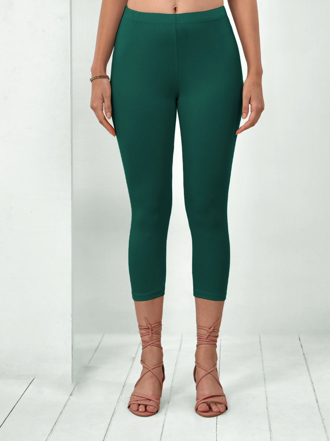 lyra Women Green Capri-picture-21